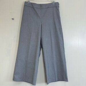 Rachel Zoe Pants Size 6 Black White Pull On Wide Leg Cropped Pants Size 6.